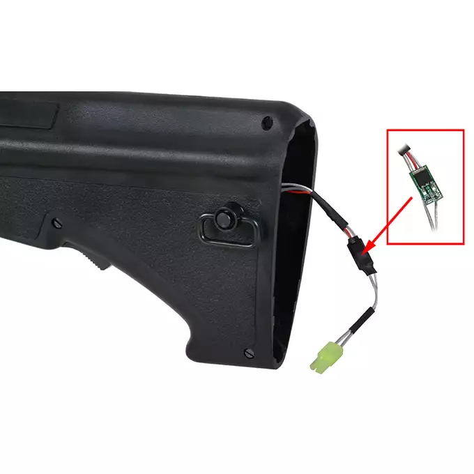 [Zestaw] R901 - Black [Army Armament] + Akumulator Li-Po 1100mAh 7,4V 20C [IPower] + Ładowarka V3+ do akumulatorów LiPo/LiFe [IPower]