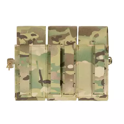 Triple Pouch for 6 AR15 Magazines, Laser Cut - Multicamo [8FIELDS]