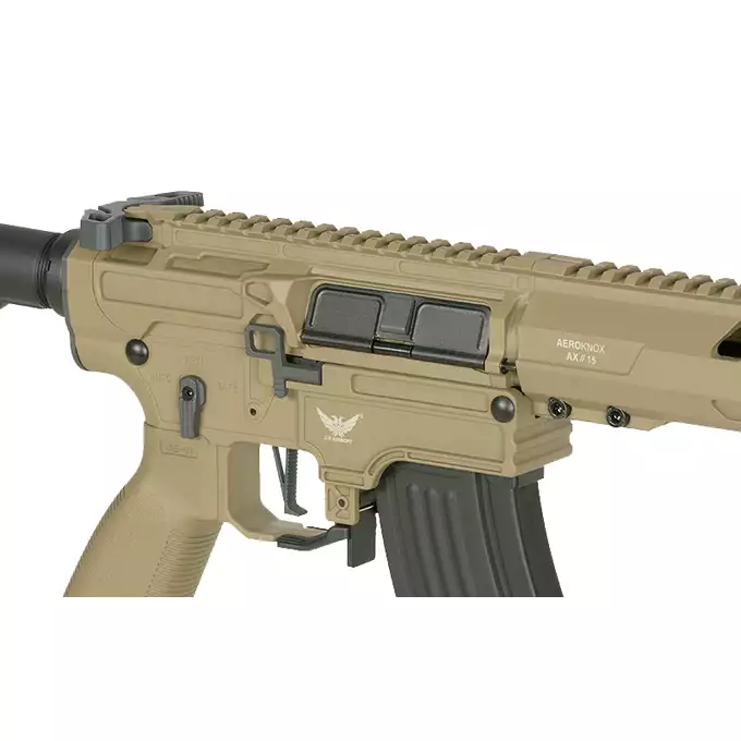 [Zestaw] M918G UTR Ek47 - TAN [DE Airsoft] + Akumulator Li-Po 1100mAh 11,1V 20C - Deans [IPower] + Ładowarka V3+ do akumulatorów LiPo/LiFe [IPower]