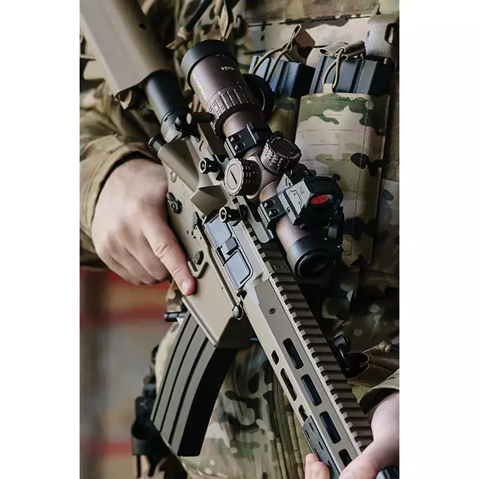 [Zestaw] Luneta VICTOPTICS S6 1-6X24 - COYOTE FDE [Vector Optics] + Jednoczęściowy podwyższony montaż Picatinny 30mm 1.97in [Vector optics]