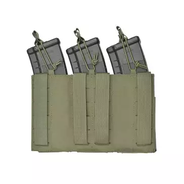 Panel Laser-Cut z ładownicami na 6 magazynków AR15/AK - Ranger Green [8FIELDS]