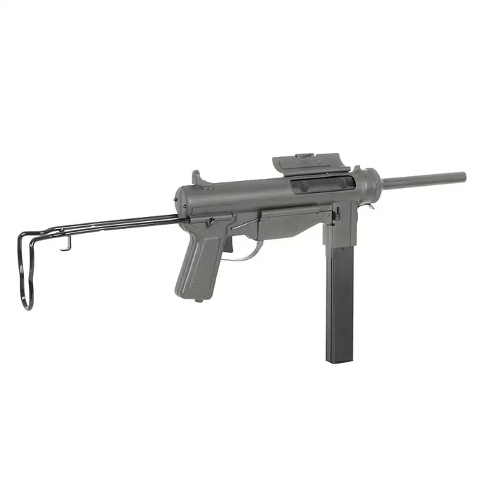 [Set] SW-06 M3A1 Grease Gun rifle - Full Metal [Snow Wolf] + V3+ Charger for LiPo/LiFe 2S/3S [IPower] + Battery Li-Po 1100mAh 7,4V 20C [IPower]