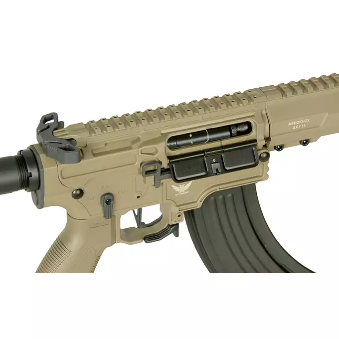 [Zestaw] M918G UTR Ek47 - TAN [DE Airsoft] + Akumulator Li-Po 1100mAh 11,1V 20C - Deans [IPower] + Ładowarka V3+ do akumulatorów LiPo/LiFe [IPower]