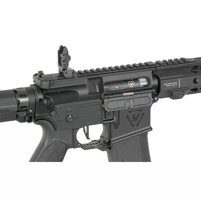 [Zestaw] Replika Karabinka Strike industries 10" Raiders SBR - Black [EMG] + Ładowarka V3+ do akumulatorów LiPo/LiFe [IPower] + Akumulator Li-Po 1100mAh 11,1V 20C - Deans [IPower]