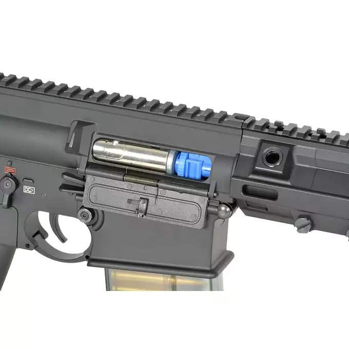 [Zestaw] Replika Airsoftowa EC-203 Edycja Advanced (ulepszony gearbox, programowalny ETU) - Black [E&amp;C] + Ładowarka V3+ do akumulatorów LiPo/LiFe [IPower] + Akumulator Li-Po 1100mAh 11,1V 20C - Deans [IPower]