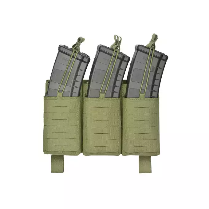 [Zestaw] Kamizelka Operator Plate Carrier Laser-Cut Buckle Up z ładownicą na magazynki AR/AK - Olive [8Fields] + Duża ładownica Laser-Cut ogólnego przeznaczenia - Olive [8FIELDS] + Panel Buckle Up Laser-Cut na 6 magazynków AR15/AK - Olive [8Fields]