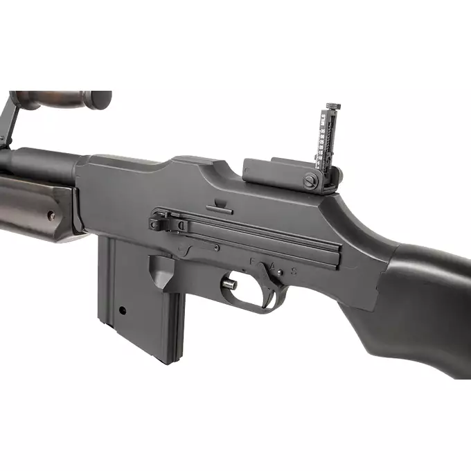 [Zestaw] Replika karabinu maszynowego M1918 BAR - Real Wood [S&amp;T] + Akumulator airsoftowy 25C 1200mAh 3S1P 11.1V LiPo mini Tamiya + Kompaktowa ładowarka LIPO B3Pro