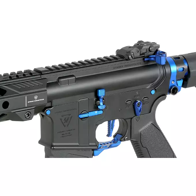 Réplique Carabine Strike industries 10" Raiders SBR - Blue [EMG]