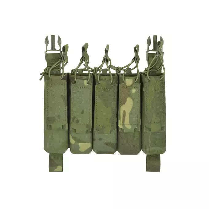 MP5 5-Magazine Pouch, Buckle-Up, Laser-Cut - Multicamo Tropic [8FIELDS]