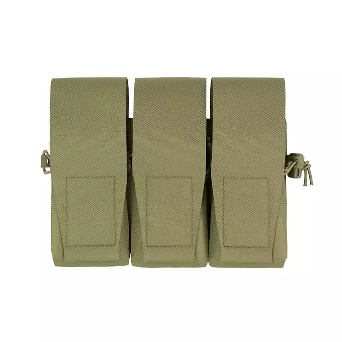 Triple Pouch for 6 AR15 Magazines, Laser Cut - Olive [8FIELDS]