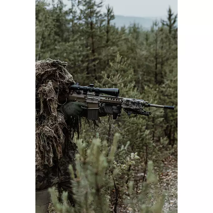 [Zestaw] Replika Airsoftowa EC-901 Edycja Advanced (ulepszony gearbox) - Dark Earth [E&amp;C] + Akumulator Li-Po 1200mAh 11,1V 20C - Deans [IPower] + Kompaktowa ładowarka LIPO B3Pro