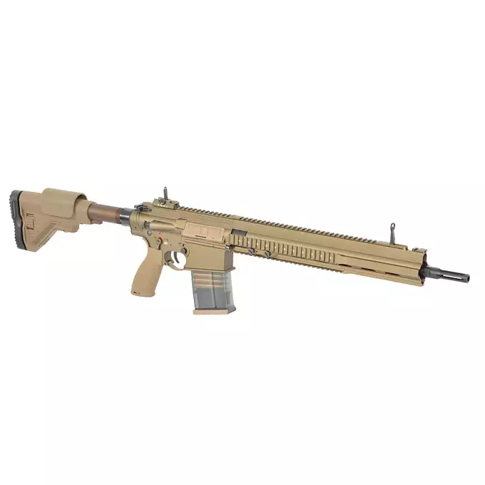 [Zestaw] Replika Airsoftowa EC-204 Edycja Advanced (ulepszony gearbox, programowalny ETU) - Dark Earth [E&amp;C] + Akumulator Li-Po 1200mAh 11,1V 20C - Deans [IPower] + Kompaktowa ładowarka LIPO B3Pro