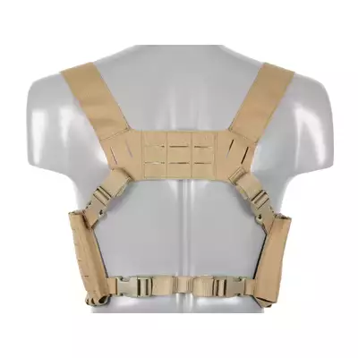Chest Rig with Two Pouches for 6 AR / AK Magazines, Laser Cut - TAN [8FIELDS]