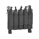 MP5 5-Magazine Pouch, Buckle-Up, Laser-Cut - Black [8FIELDS]