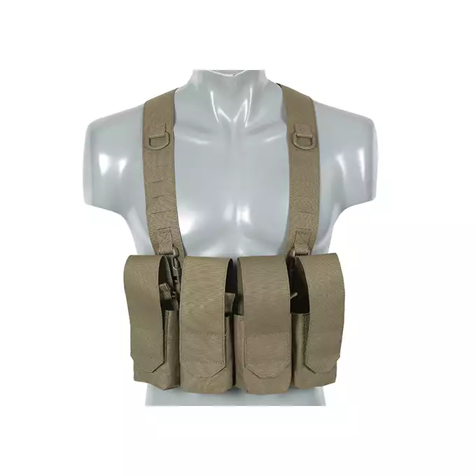 Chest Rig Laser-Cut with AR/AK Pouches - Ranger Green [8Fields]