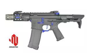 Strike industries 4" Raiders Competition PDW AEG Rifle, GEN-2 - Blue [EMG]