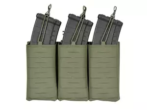 Laser-Cut Panel with 3 AK Magazine Pouches - Ranger Green [8Fields]