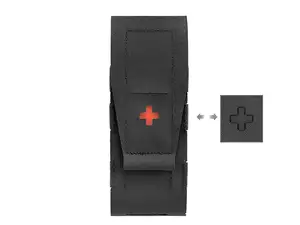 Laser Cut Medical Panel Insert for DMR 417 /2x SR25 Magazine Pouch - Black [8Fields]