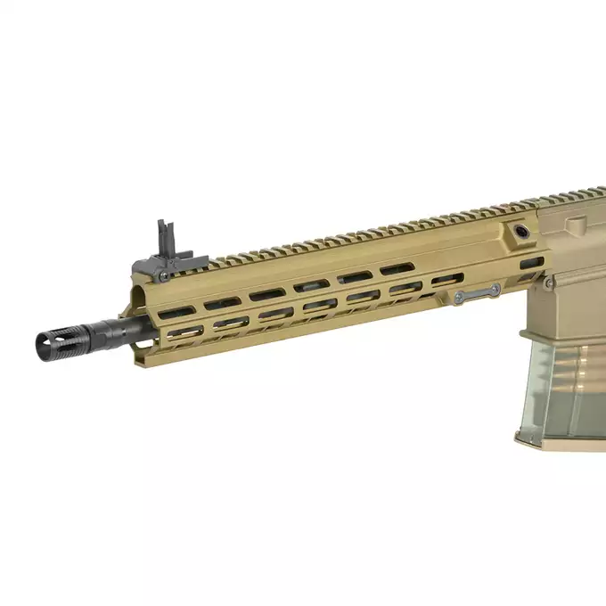 [Zestaw] Replika Airsoftowa EC-203 Edycja Advanced (ulepszony gearbox, programowalny ETU) - Dark Earth [E&amp;C] + Akumulator Li-Po 1200mAh 11,1V 20C - Deans [IPower] + Kompaktowa ładowarka LIPO B3Pro