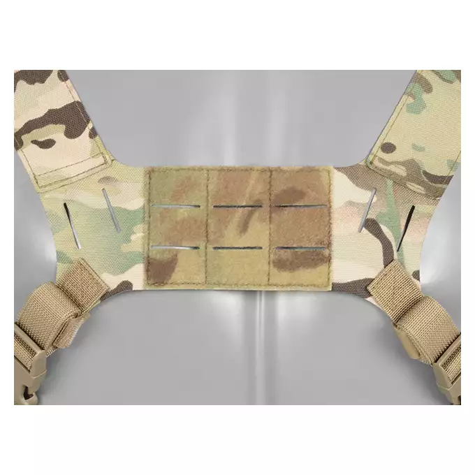 Chest Rig with Two Pouches for 6 AR / AK Magazines, Laser Cut - Multicamo [8FIELDS]