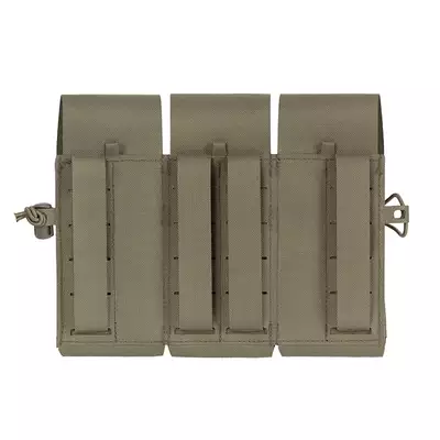Triple Pouch for 6 AR15 Magazines, Laser Cut - Ranger Green [8FIELDS]