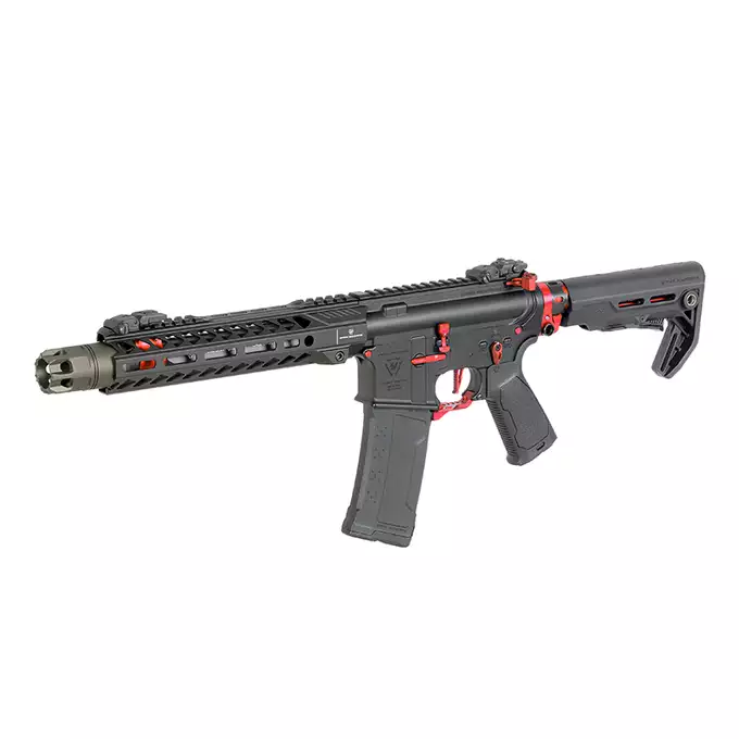 Strike industries 10" Raiders SBR AEG Rifle - Red [EMG]