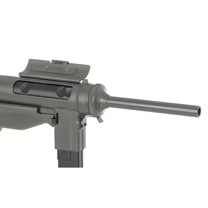 [Set] SW-06 M3A1 Grease Gun rifle - Full Metal [Snow Wolf] + V3+ Charger for LiPo/LiFe 2S/3S [IPower] + Battery Li-Po 1100mAh 7,4V 20C [IPower]