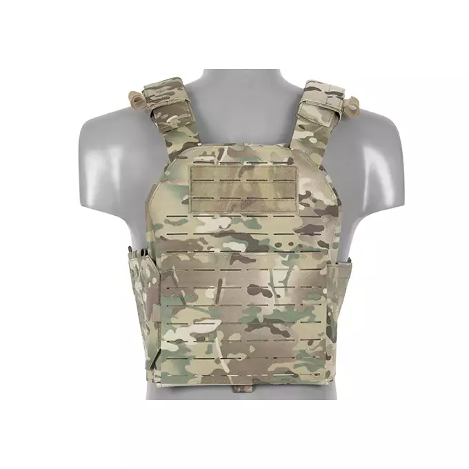 QRF Plate Carrier Laser-Cut Buckle Up with AR15/AK Magazine Pouch - Multicamo [8FIELDS]