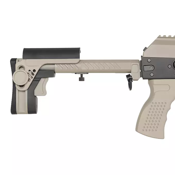 CM.113A AK74 Tactical Rifle Eshooter, GEN-2 - TAN [CYMA Platinum]