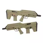 [Zestaw] Urban Assault Rifle - Tan [APS] + Akumulator Li-Po 1100mAh 7,4V 20C [IPower] + Ładowarka V3+ do akumulatorów LiPo/LiFe [IPower]