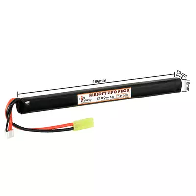 [Zestaw] Replika pistoletu maszynowego STEN MK2 Full Steel - Black [AGM] + Akumulator Li-Po 1200mAh 7,4V 20C [IPower] + Ładowarka V3+ do akumulatorów LiPo/LiFe [IPower]
