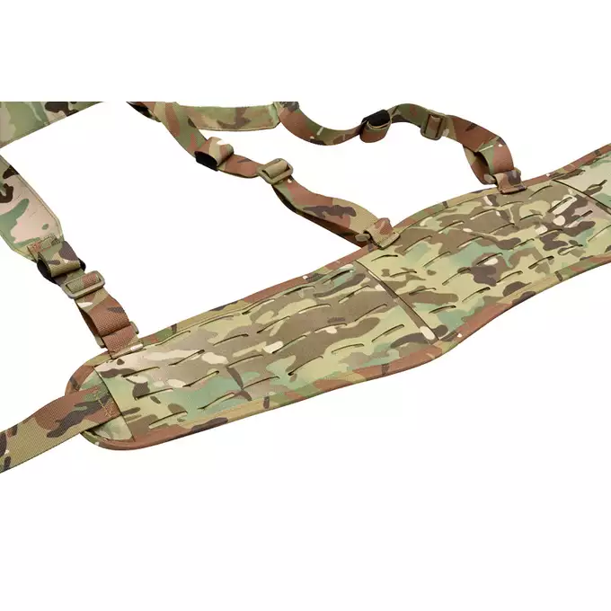 Patrol Tactical Belt with Suspenders MOLLE, Laser Cut - Multicamo [8FIELDS]