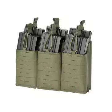 Panel Laser-Cut z ładownicami na 6 magazynków AR15/AK - Ranger Green [8FIELDS]