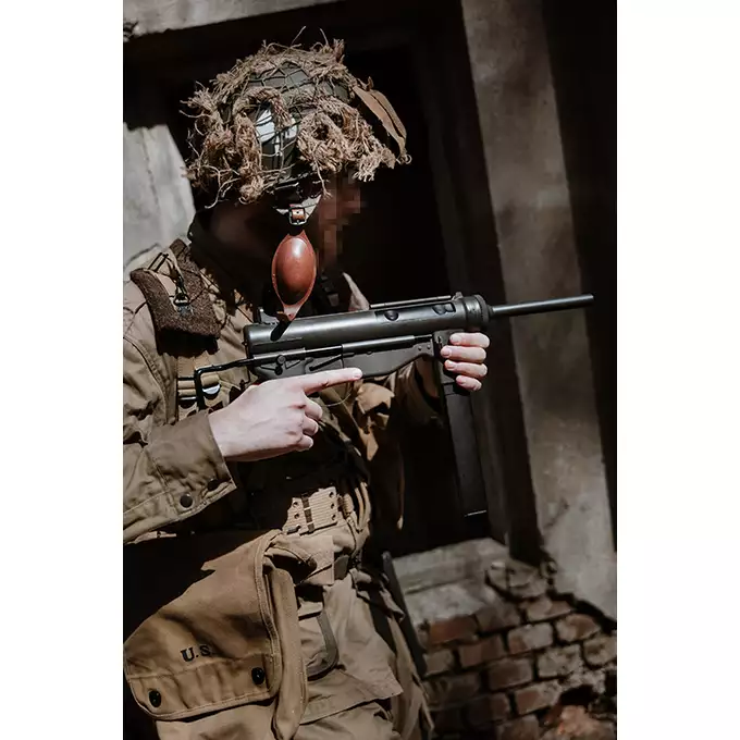 SW-06 M3A1 Grease Gun rifle - Full Metal [Snow Wolf]
