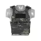QRF Plate Carrier Laser-Cut Buckle Up with AR15/AK Magazine Pouch - Multicamo Black [8FIELDS]
