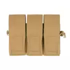 Triple Pouch for 6 AR15 Magazines, Laser Cut - Tan [8FIELDS]
