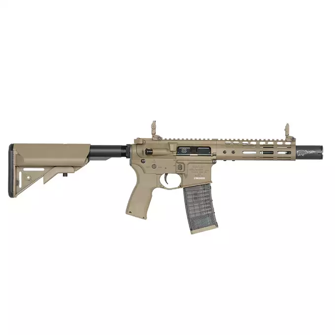 [Zestaw] Replika karabinka Noveske 7.5" DIPLOMAT Eshooter ETU, Gen-2 - FDE [EMG] + Ładowarka V3+ do akumulatorów LiPo/LiFe [IPower] + Akumulator Li-Po 1100mAh 11,1V 20C - Deans [IPower]