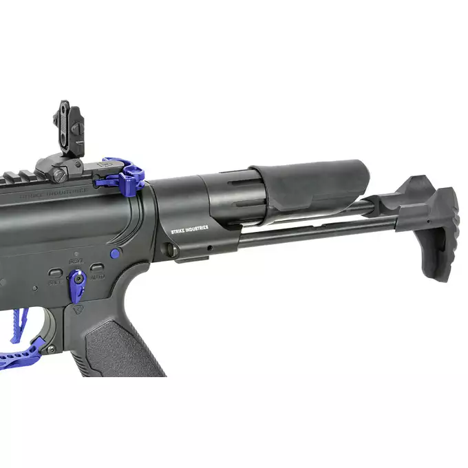 [Zestaw] Replika Karabinka Strike industries 7" Raiders Competition CQB - Blue [EMG] + Ładowarka V3+ do akumulatorów LiPo/LiFe [IPower] + Akumulator Li-Po 1100mAh 11,1V 20C - Deans [IPower]