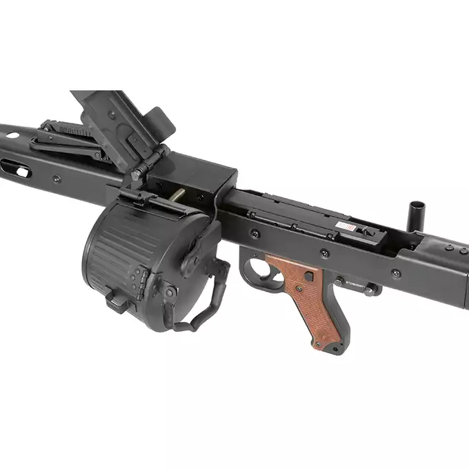[Zestaw] Replika Karabinu Maszynowego MG42 Full Metal AEG -  Real Wood [AGM] + Akumulator Li-Po 1500mAh 11,1V 20/40C [VB] + Kompaktowa ładowarka LIPO B3Pro