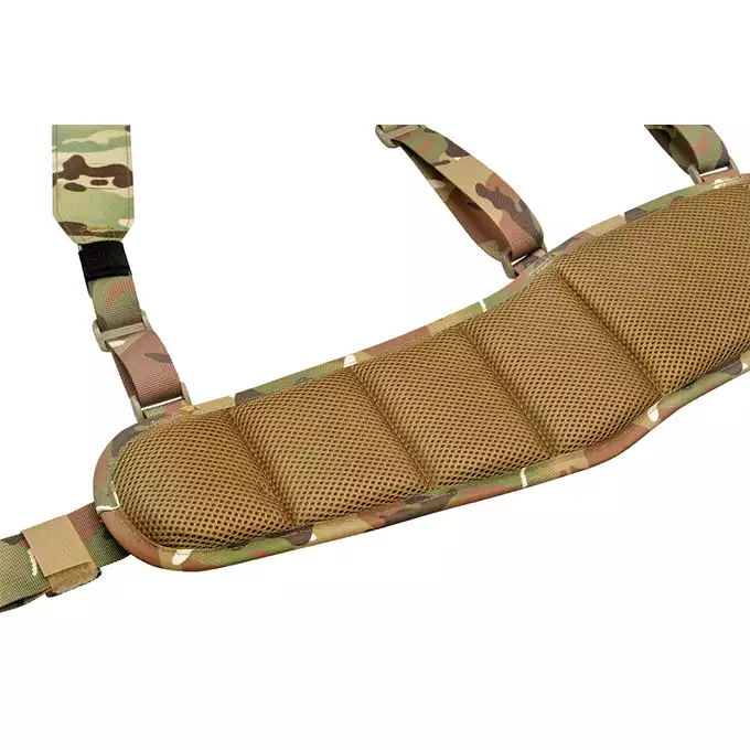 Patrol Tactical Belt with Suspenders MOLLE, Laser Cut - Multicamo [8FIELDS]