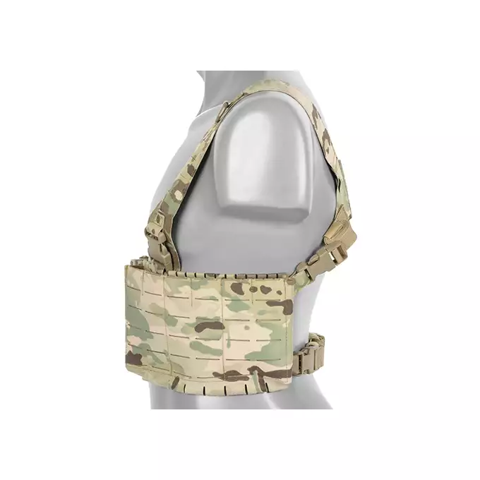 Chest Rig with Two Pouches for 6 AR / AK Magazines, Laser Cut - Multicamo [8FIELDS]