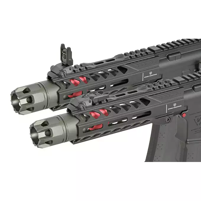 [Zestaw] Replika Karabinka Strike industries 7" Raider Competition CQB, Gen-2 - Red [EMG] + Ładowarka V3+ do akumulatorów LiPo/LiFe [IPower] + Akumulator Li-Po 1100mAh 11,1V 20C - Deans [IPower]