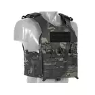 QRF Plate Carrier Laser-Cut Buckle Up with AR15/AK Magazine Pouch - Multicamo Black [8FIELDS]