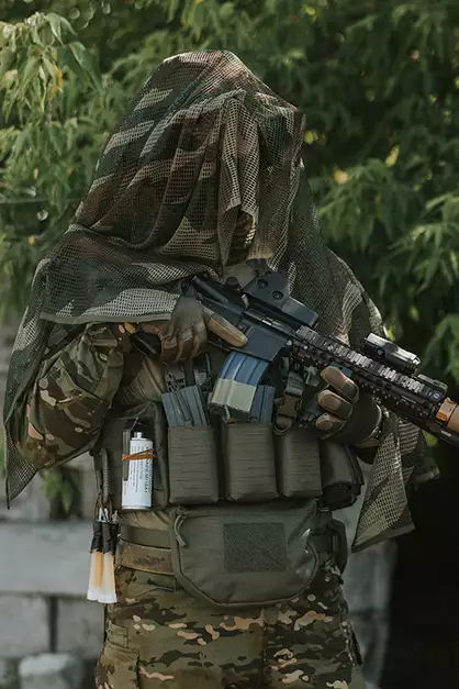 Drop-Down Utility Pouch for Armor Carrier Mod. 2 - Ranger Green [8FIELDS]