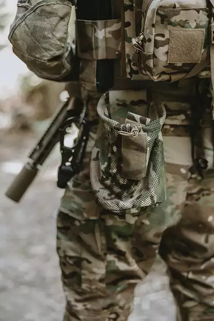 Worek zrzutowy z montażem Molle/pas - Multicamo [8FIELDS]