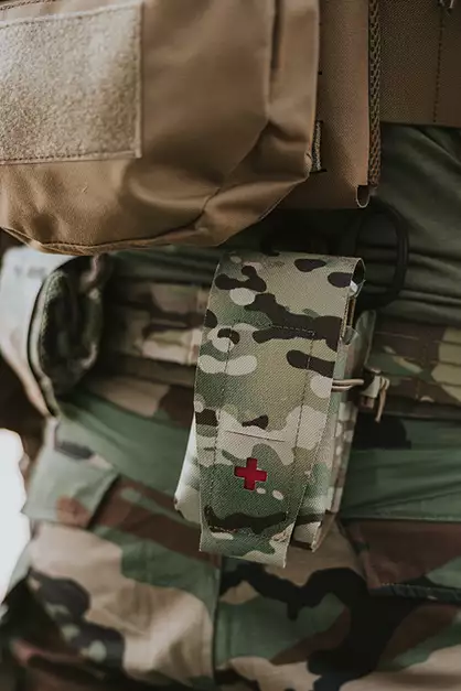 Laser Cut Medical Panel Insert for AR Magazine Pouch - Multicamo [8Fields]