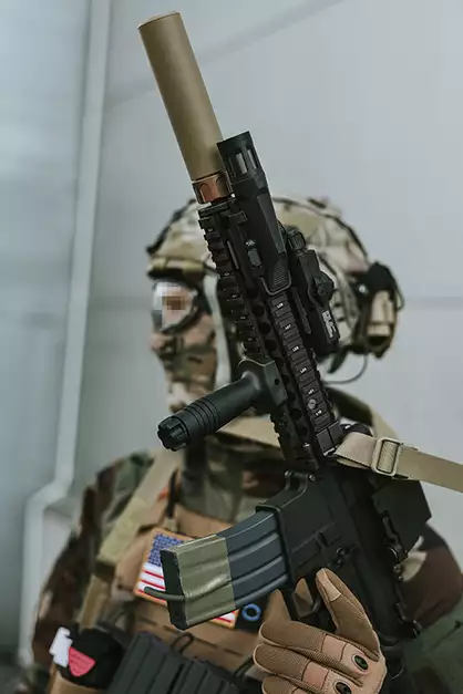 Replika karabinka MK18 Mod.1 MWS ZET System, GBBR Cerakote [Tokyo Marui]