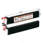[Zestaw] Replika pistoletu maszynowego MP40 Full Metal AEG - Black [AGM] + Akumulator Li-Po 1100mAh 7,4V 20C [IPower] + Ładowarka V3+ do akumulatorów LiPo/LiFe [IPower]