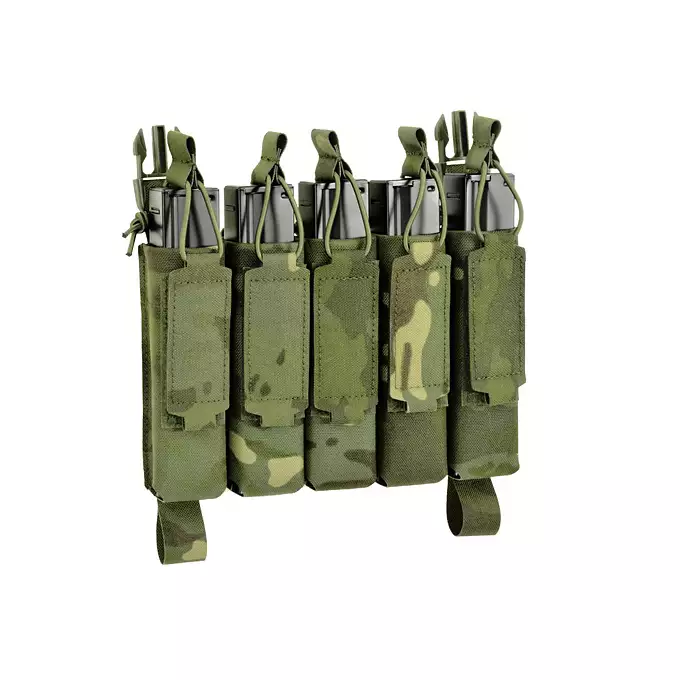 MP5 5-Magazine Pouch, Buckle-Up, Laser-Cut - Multicamo Tropic [8FIELDS]
