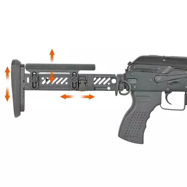 AKS-74U Tactical Rifle Replica CM.113B Eshooter ETU, GEN-2[CYMA]
